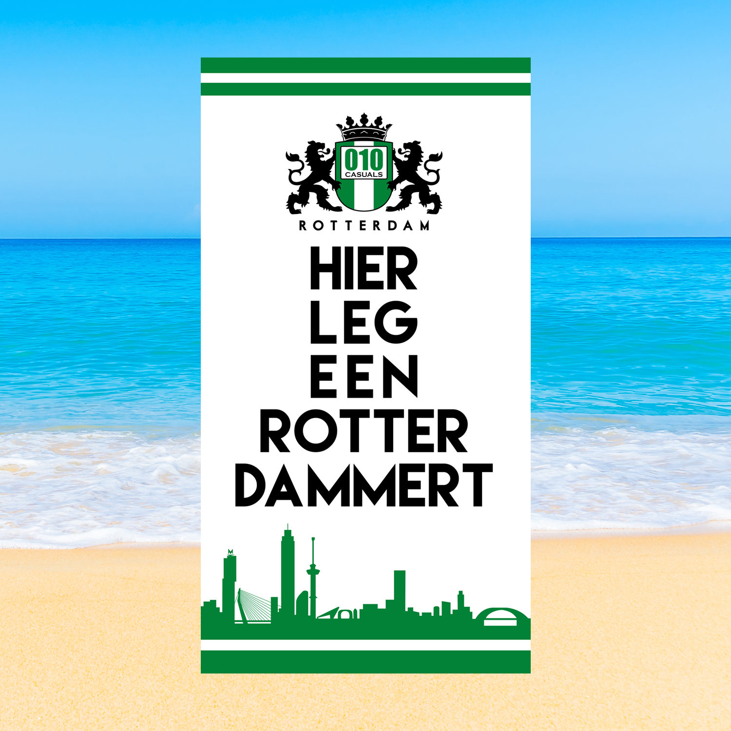 Hier leg een Rotterdammert 140x70