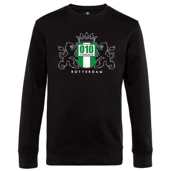 010 CASUALS SWEATER LOGO OUTLINE black