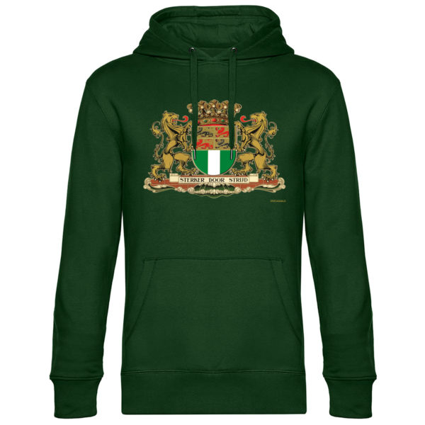 010 CASUALS ROTTERDAM HOODIE STADSWAPEN (AUTHENTIC) bottle green