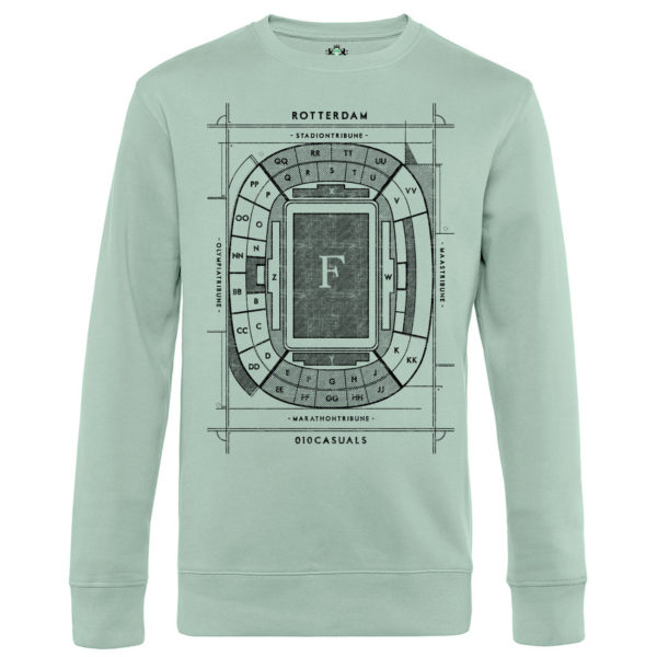 010 CASUALS SWEATER DE KUIP BLUEPRINT aqua green