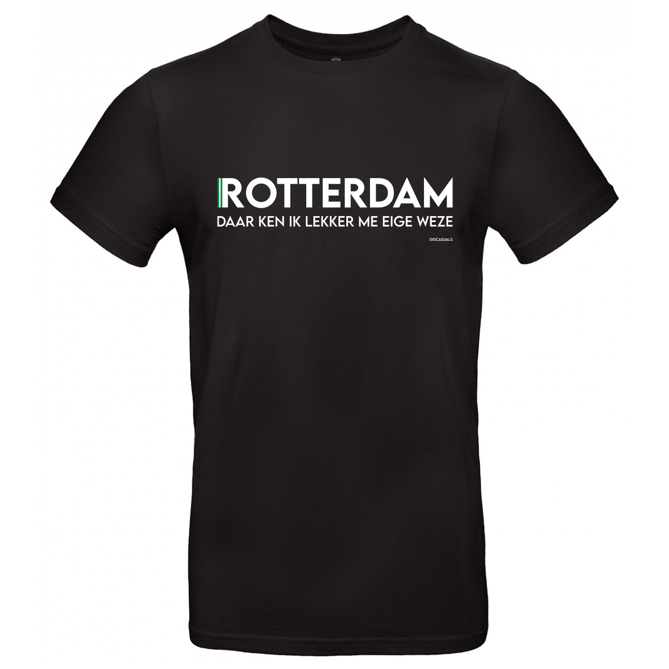 010 CASUALS ROTTERDAM T-SHIRT LEKKER ME EIGE WEZE black