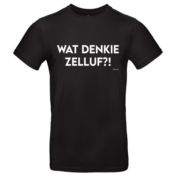 010 CASUALS ROTTERDAM T-SHIRT WAT DENKIE ZELLUF?! black