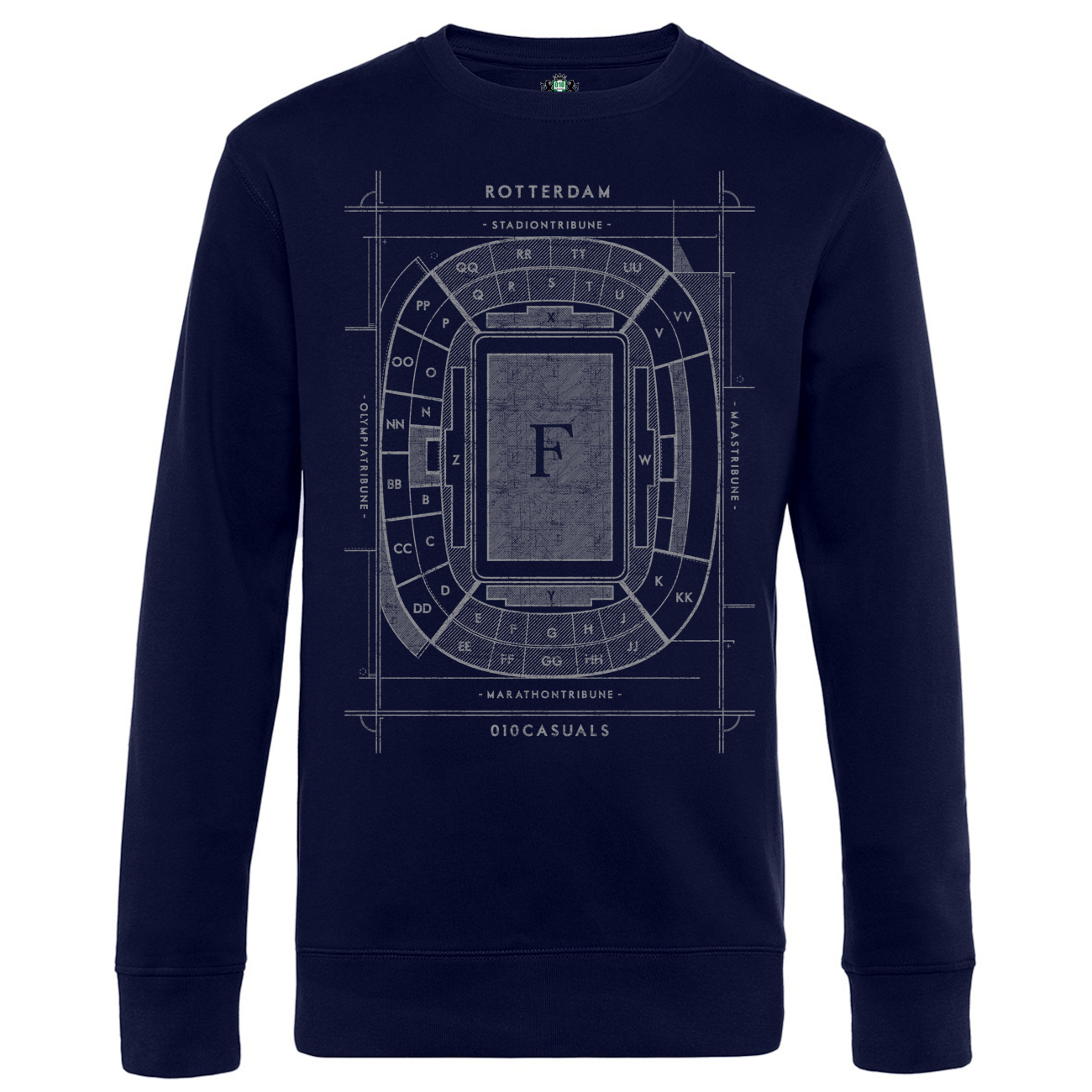 010 CASUALS ROTTERDAM SWEATER DE KUIP BLUEPRINT urban navy