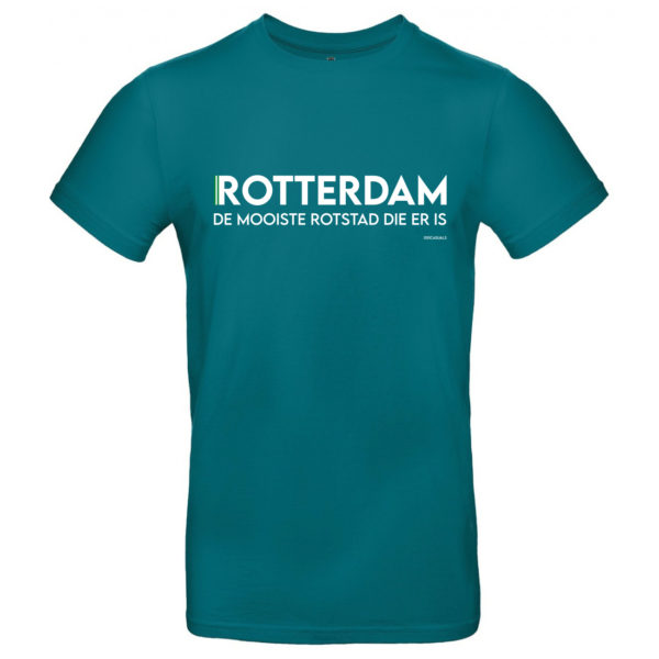 010 CASUALS ROTTERDAM T-SHIRT MOOISTE ROTSTAD diva blue