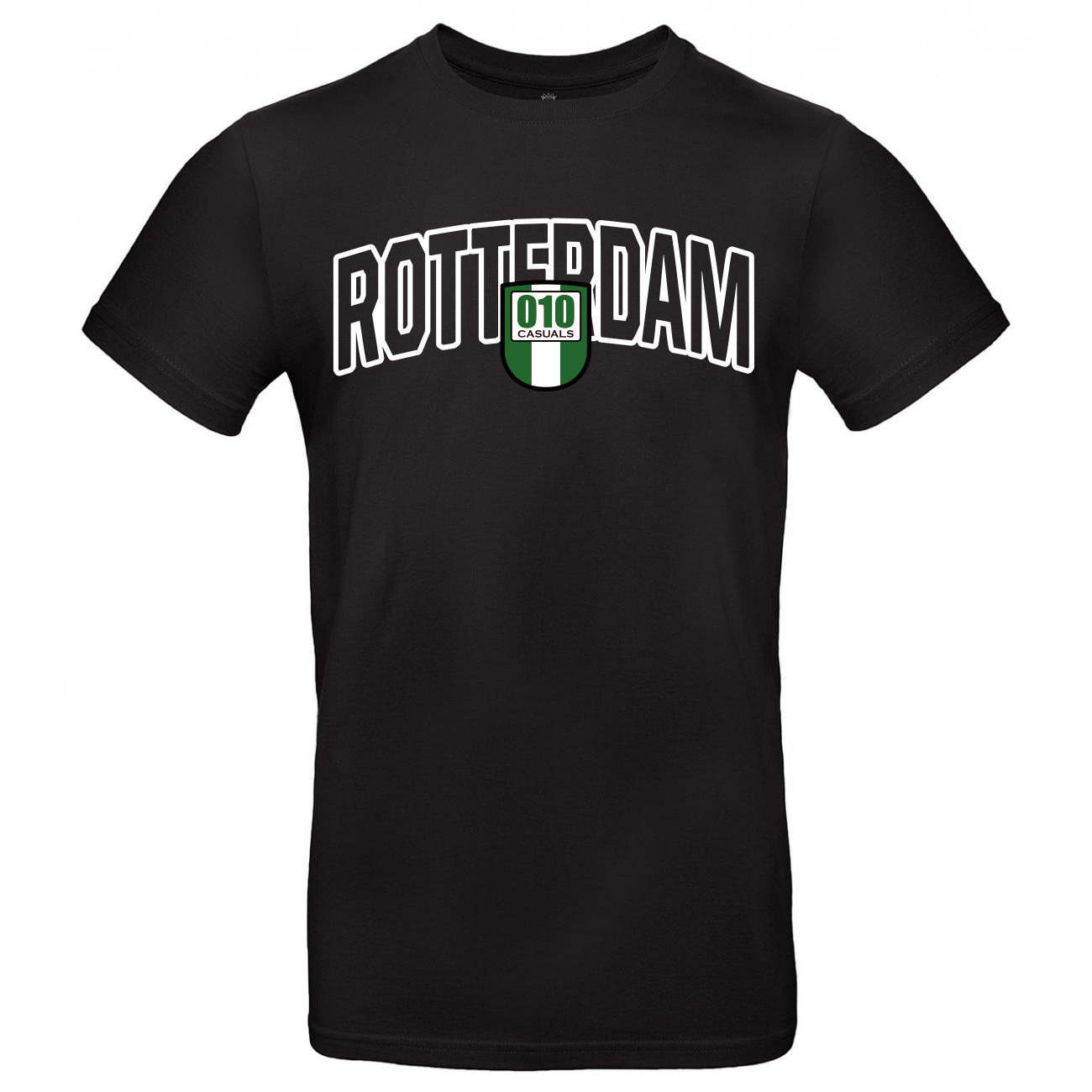 010 CASUALS ROTTERDAM T-SHIRT ARCH & SHIELD black