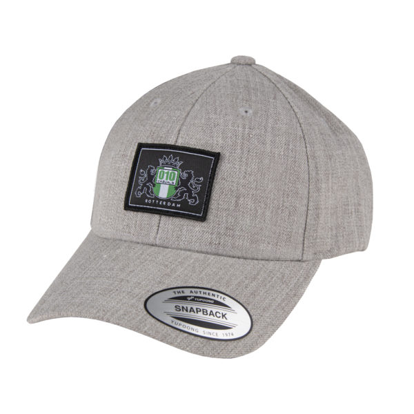 010 CASUALS ROTTERDAM BASEBALL CAP LOGO HEATHER GREY