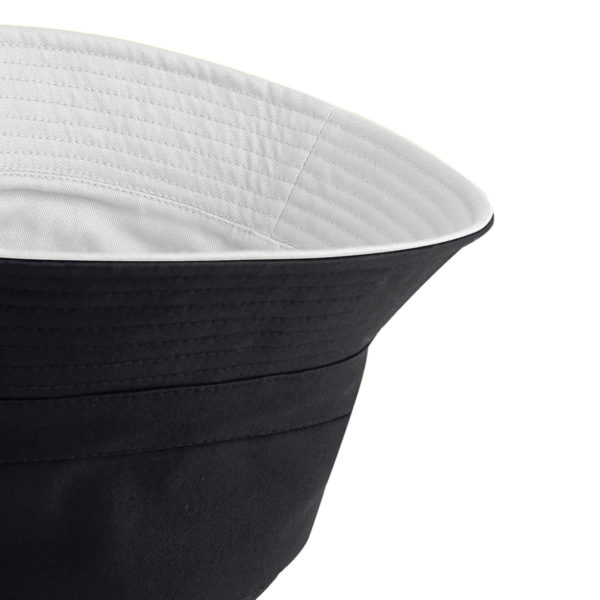 010 CASUALS ROTTERDAM BUCKET HAT LOGO black - Afbeelding 2