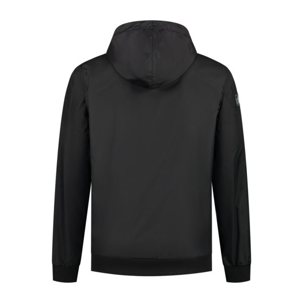 010 CASUALS ROTTERDAM WINDJACK ZIPPER ARCH & SHIELD BLACK - Afbeelding 3
