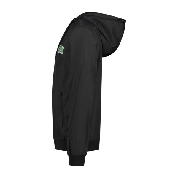 010 CASUALS ROTTERDAM WINDJACK ZIPPER ARCH & SHIELD BLACK - Afbeelding 4