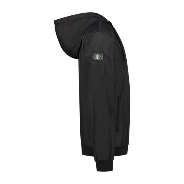 010 CASUALS ROTTERDAM WINDJACK ZIPPER ARCH & SHIELD BLACK - Afbeelding 5