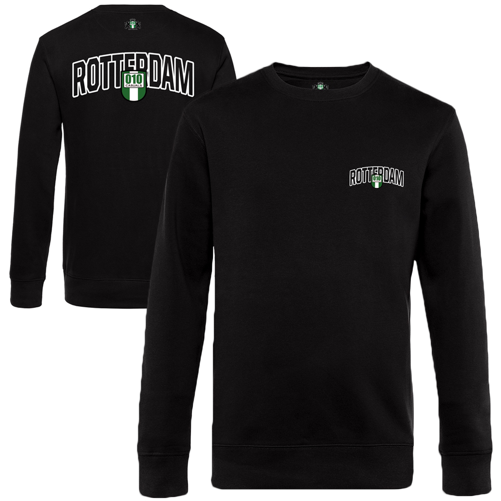 010 CASUALS ROTTERDAM SWEATER ARCH & SHIELD black