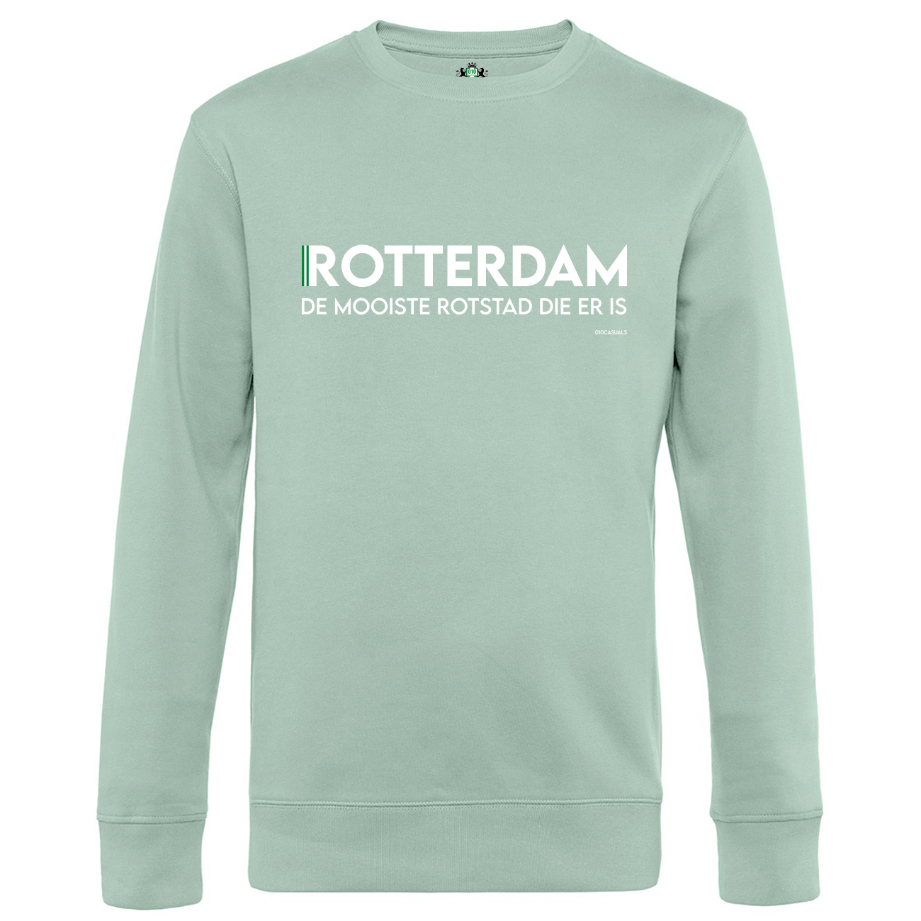 010 CASUALS ROTTERDAM SWEATER MOOISTE ROTSTAD aqua green