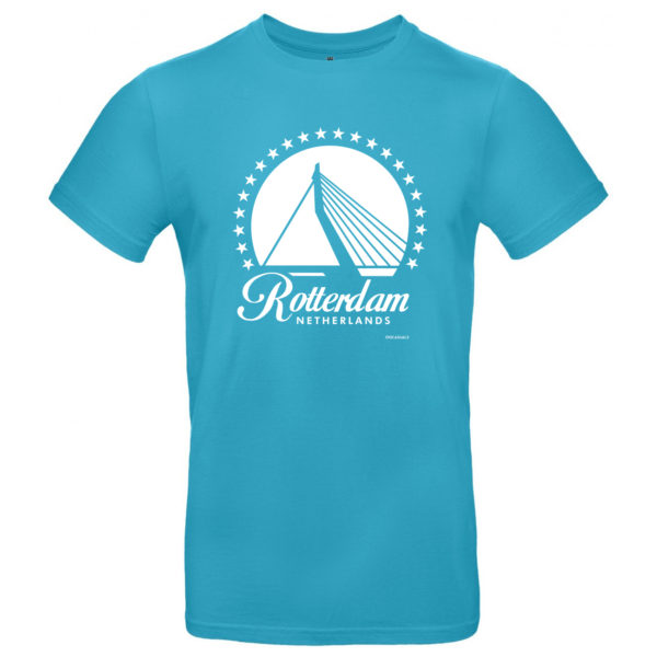 010 CASUALS T-SHIRT ROTTERDAM NETHERLANDS pool blue